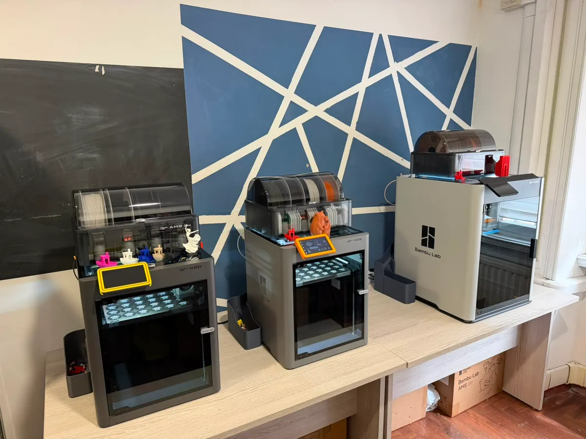 Stampanti 3D Bambu Lab del laboratorio BertaPrint